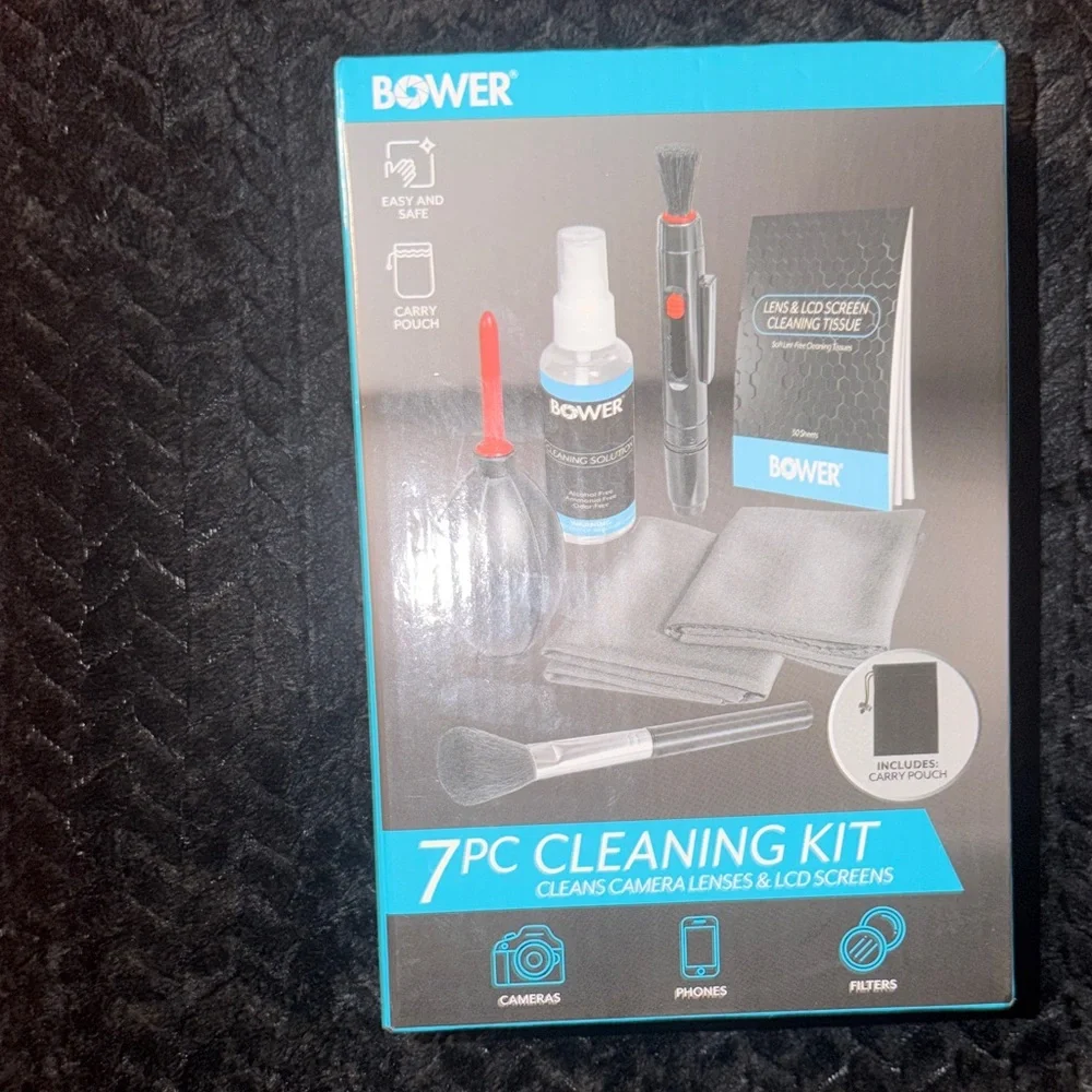 Bower 7PC Cleaning Kit for Cameras and Screens